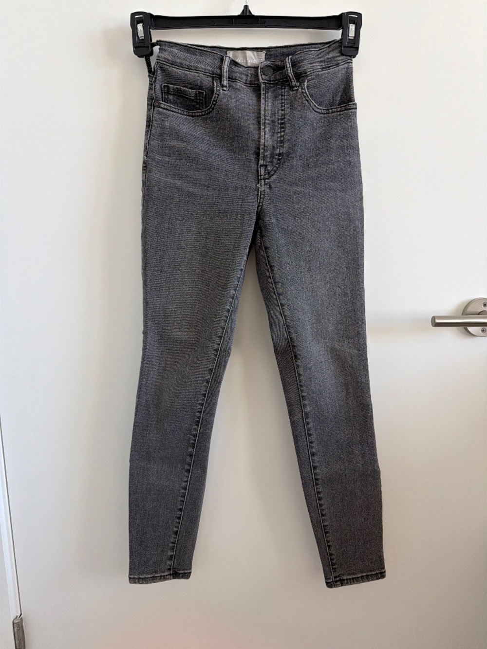 Everlane Washed Black/ Grey High Rise Ankle Jean Size 25